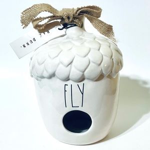 Rae Dunn Acorn “FLY” Birdhouse
